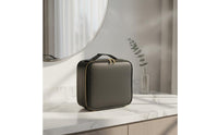 Dimmable Brightness Portable Vanity Case with LED Light USB Rechargeable Makeup Train Case with LED Mirror