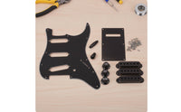 Pickguard Kit Pre-Drilled Guitar Pickguard with Knobs Parts for Guitarists, Luthier