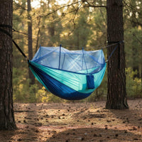Spacious Portable Swing Bed with Net Breathable Bug Net Swing Bed for Backpacking