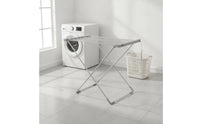 Freestanding Fold-Flat Drying Rack Aluminum Foldable Indoor Laundry Dryer for Apartment