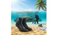 Wear-Resistant 3mm Neoprene Socks Keeps Feet Warm 3mm Neoprene Water Socks Reinforced Toes and Heel Non-Slip Diving Booties for Surfing, Swimming