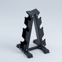 Heavy-Duty V-Frame Dumbbell Rack Sturdy 3-Tier Dumbbell Rack Stable Weight Holder Nonslip for Home Gym Owners, Workout Room