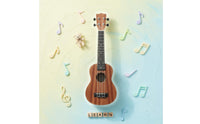21 Inch Ukulele Music Education Beginner Ukulele Portable Small Guitar for Home Practice