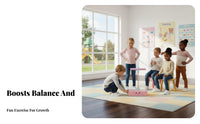 Foam Pogo Bouncer Materials Bungee Bouncer Toy Non-Slip Grip Active Play Equipment for Preschoolers, Playroom