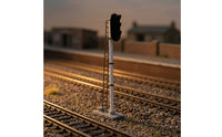 Realistic Railway Indicator Model with Ladder Compact Model Train Accessory Industrial Building Paintable for Sidings
