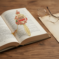Palace Museum Bookmark Gift Set - Beijing Souvenir Metal Bookmarks
