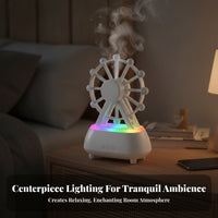 Rotating Desktop Wheel Humidifier Mist Output Room Accessory for Bedroom