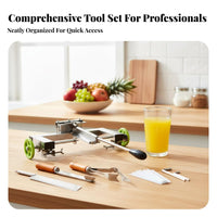 Manual Pineapple Skin Remover Machine Removes Skin and Cores Simultaneously Professional Pineapple Peeling Tool Food Processing