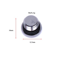 2 Pieces HP LP Plug Copper Diving Port Plug Replacement Part for Divers