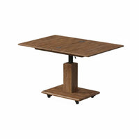 Multi-Functional raiseand-Fold Dining Table Multifunctional Expandable Dining Table Height Adjustable Folding Desk Space-Saving Design for Small Apartment Residents, Families, urban Dwellers, Living Room, Home Office, Kitchen