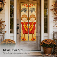 Thanksgiving Fall Harvest Porch Sign Banner Set for Holiday Party Decoration