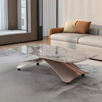 Liftheight-Adjustable Table Table Fully Assembled Coffee Table with Slab Top Low-Profile Furniture for Living Room, Small Apartment