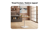 Modern Design Square Dining Set for 4 Stable Construction 5-Piece Dining collection Space-Saving Cafe Furniture adaptable for Homeowners, Business Owners, Families, Restaurant, Reception Area, Kitchen
