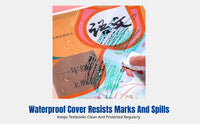 Thick Transparent Book Cover, Waterproof Protective Film, Student Textbook Sleeve, Easy to Apply