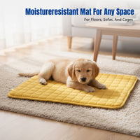 Dog Mat, Thick Corduroy Pet Sleeping Pad, Moisture-Resistant, Easy to Clean, Sofa Pad for Dogs and Cats