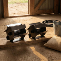2 Pieces Sturdy Metal Weeding Wheel Industrial Weeding Wheel Welded