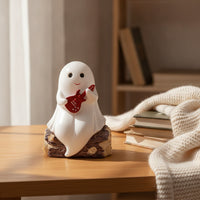 Illuminated Figurine with Light Warm Glow Night Light Ambient Lighted Lamp Glowing for Halloween, Desk, Nightstand