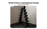 6-Pair Dumbbell Stand Commercial Grade A-Shaped Stand Dumbbell Rack Heavy Duty A-Shape Weight Tree for Home Gym Users, Fitness Enthusiasts