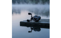 Compact Baitcasting Reel with Shallow Spool Micro-Adjustment Sleek-Profile Baitcasting Reel Adjustable Low-Profile Baitcaster for Anglers