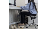 Non-Slip Wooden Rocker Board Floor-Friendly Wooden Balance Board Stable Fitness Equipment Sturdy for Office Workers, Home Workouts, Standing Desk