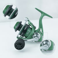 Ultralight Mini Reel Lightweight Small Compact Fishing Reel Portable Gear Foldable for Beginners, Travel
