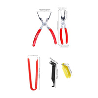 6 Pieces Universal Compatibility 6 Piece Fuse Puller Tool Kit Ergonomic Handle Relay and Fuse Puller Set Automotive Relay Removal Pliers for Mechanics, DIY Enthusiasts, Auto Repair Shop, Garage