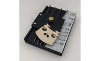Violin Bridge Notch Marking Tool Accurate Bridge Marker with Adjustment Knob Stable Alignment Tool for Luthiers