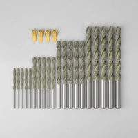 20 Pieces Diamond Burr Tool 1mm, 1.5mm, 2mm, 2.5mm Shank Diamond Coated Burr Tool High Hardness Rotary Grinding Bits