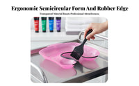 Hair Dyeing Shoulder Tray Drip-Resistant Perm Water Collect Ing Basin Keeps Clothes Clean Hair Coloring Neck Guard for Barbers, Barbershop, Home