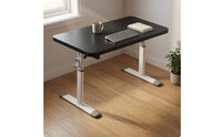 Manual Height-Adjustable Desk Wide Base Feet Office Furniture