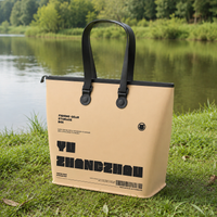 Folding Bucket, Livewell Bucket, Water Bucket, Sandy Yellow, Tackle Bucket, For Fishing Enthusiasts & Families