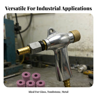 Sandblasting Adjustable Air Streams Dust Blower Nozzle Handheld Air Sandblasting Tool for DIY Enthusiasts, Auto Restoration, Garage