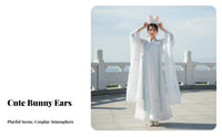 2 Pieces Soft Hare Ear Fastener S Ancient Design Hare Ear Hair Fastener S Creature Ears Cute Design Costume Headwear Easy To