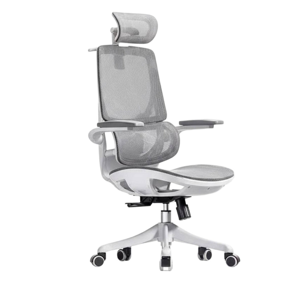 Adaptive Double spinerest Adjustable Student Chair with Footrest Stable Base Ergonomic Splitrear-support Chair glidingRolling Casters children's Furniture Breathable Fabric for Students, Kids 6-12, Teenagers, Studying, schoolwork, Study Room, Bedroom