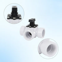 Pool Triple-Port Diverter Threaded Pool Diverter High-Movement Water Circulation