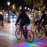 Multicolor Cycle Rear Light Rechargeable Bike Tail Light Compact High-Visibility for Commuting