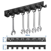 Wall-Hung Wrench Organizer Easy to Install Wall Wrench Hook Iron for Mechanics