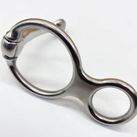 3 Pieces Stainless Steel Horse Tie Hardware Polished Silver Finish Threaded Eye Bolt Hinged Connector Coiled Snap Hook Rounded Loop for Stable, Post