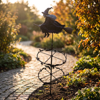 Witch Wind Rotator Spooky Wind Rotator with Witch Gothic-Themed