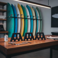 3 Pieces Surfboard Fin Alignment Plate Surfboard Fin Alignment Plate Angled Water Sports Gear