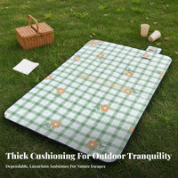 Waterresistant Foldable awaydoor blanket Sheet Moistureresistant Camping Mat Portable Design Ground Cover Lightweight for awaydoor blanketkers, Beachand-to ventureers, Families