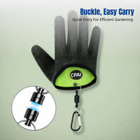 Gardening Gloves with Fastener Buckle, Anti-Slip, Puncture-Resistant, Waterproof, for Planting