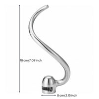 Stainless Steel Bread Hook No Coating Stand Mixer Kneading Hook Dishwasher Kitchen Appliance Part