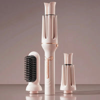Multi-Functional 3-in-1 Hair Styler Versatile Hair Styler with Interchangeable Heads Beginner-Friendly Styling Tool with Interchangeable Heads Corded for Beginners