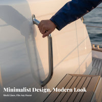 Watercraft Safety Handrail Rustproof Boat Grab Handle RV Grab Handle Anti Stainless Steel Handrail Sturdy Duty for Bathroom