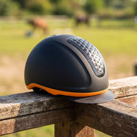 Equestrian Riding Helmet Matte Horse Riding Helmet Adjustable Wear-Resistant for Riders, Stable Work