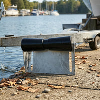 Smooth Trailer Bracket with Rollers Sturdy Boat Trailer Roller Assembly Stationary for Kayak Trailers