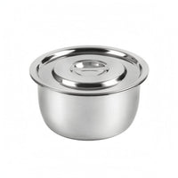 Stainless Steel Cooking Pot Easy to Clean Lidded Pot   Kitchenware