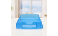 Stackable Storage Tray Shallow Plastic Parts Tray Slim-Profile for Technicians