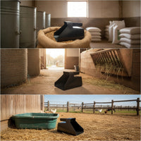 Wide-Mouth Plastic Feed Scoop Easy to Use Livestock Feed Scoop Lightweight Farm Tool Ergonomic for Chicken Coops
